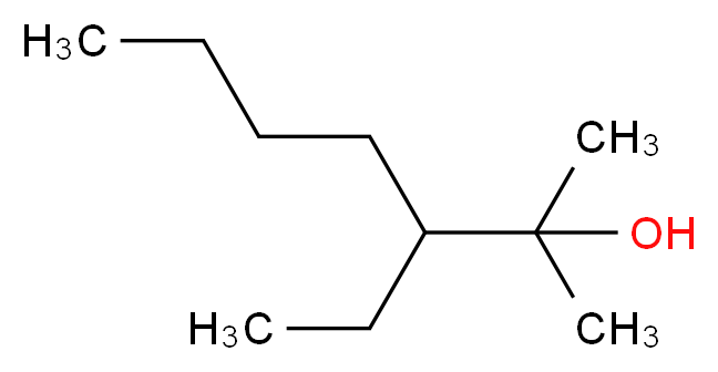 3-ethyl-2-methylheptan-2-ol_分子结构_CAS_19780-59-7