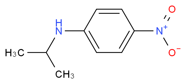 4-nitro-N-(propan-2-yl)aniline_分子结构_CAS_25186-43-0