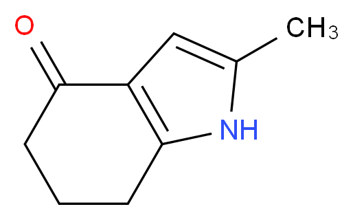 2-methyl-4,5,6,7-tetrahydro-1H-indol-4-one_分子结构_CAS_35308-68-0