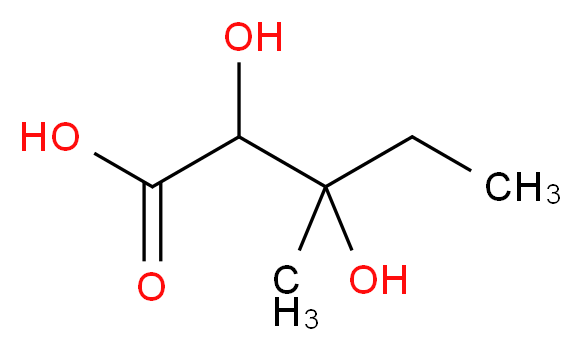 2,3-Dihydroxy-3-methylpentanoic acid_分子结构_CAS_562-43-6)