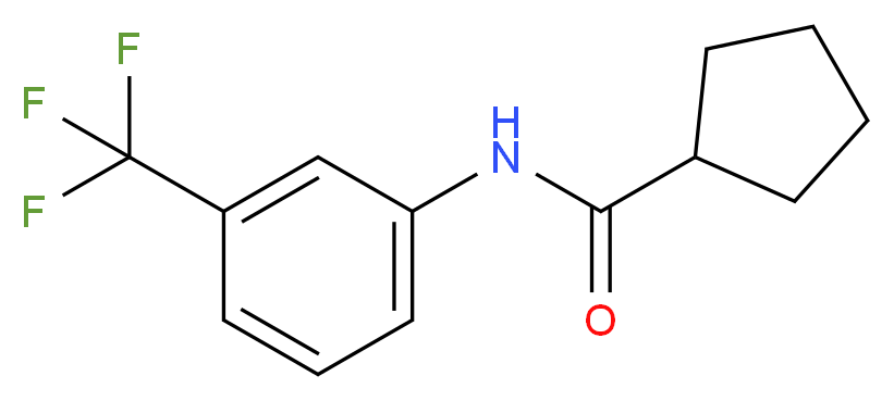 3'-(Trifluoromethyl)cyclopentanecarboxanilide_分子结构_CAS_13691-84-4)