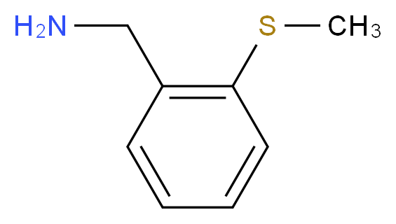 2-(Methylthio)benzylamine_分子结构_CAS_)