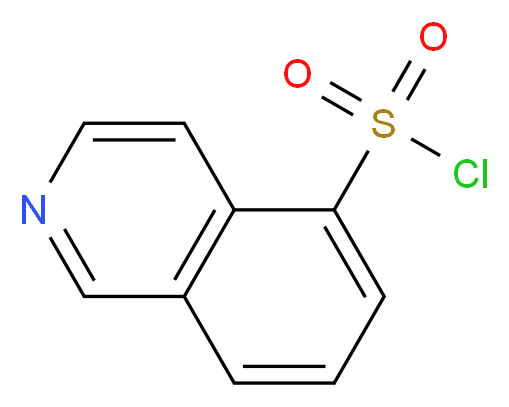 Isoquinoline-5-sulfonyl chloride_分子结构_CAS_84468-15-5)