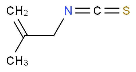 3-isothiocyanato-2-methylprop-1-ene_分子结构_CAS_41834-90-6