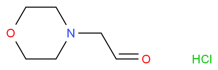 2-(morpholin-4-yl)acetaldehyde hydrochloride_分子结构_CAS_21977-09-3