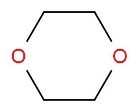 1,4-dioxane_分子结构_CAS_123-91-1