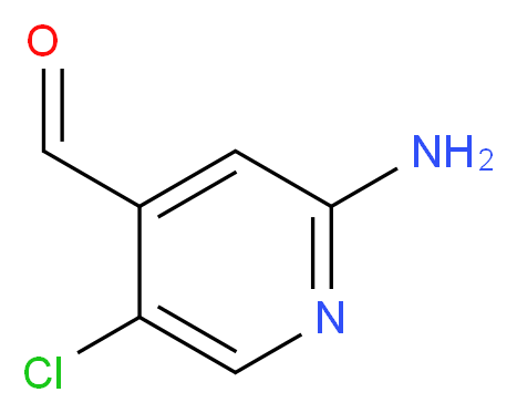 2-AMINO-5-CHLOROISONICOTINALDEHYDE_分子结构_CAS_)