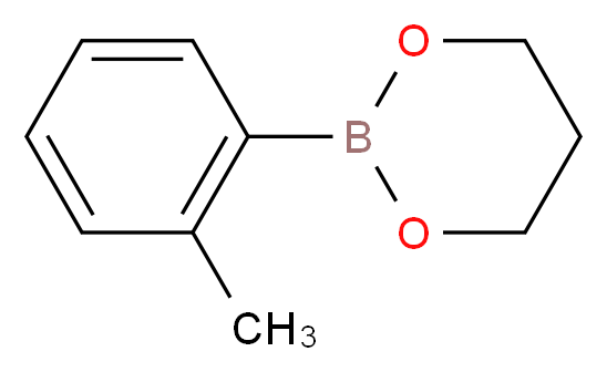 2-(2-methylphenyl)-1,3,2-dioxaborinane_分子结构_CAS_163517-56-4