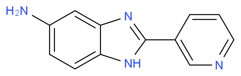 2-Pyridin-3-yl-1H-benzoimidazol-5-ylamine_分子结构_CAS_1571-99-9)