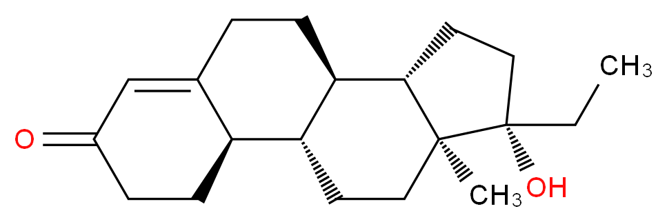 Norethandrolone_分子结构_CAS_52-78-8)
