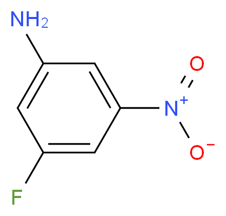 3-fluoro-5-nitroaniline_分子结构_CAS_2369-12-2