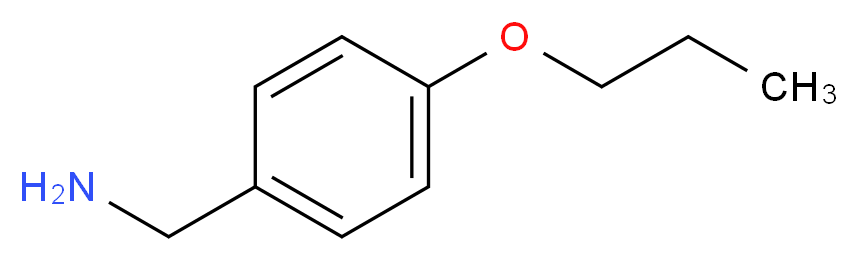 (4-Propoxybenzyl)amine_分子结构_CAS_21244-33-7)