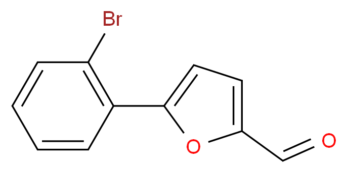 5-(2-Bromophenyl)-2-furaldehyde_分子结构_CAS_58110-57-9)