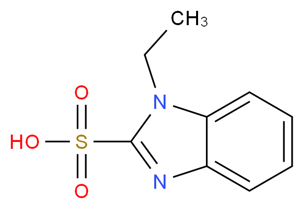 1-Ethyl-1H-benzimidazole-2-sulfonic acid_分子结构_CAS_90331-19-4)