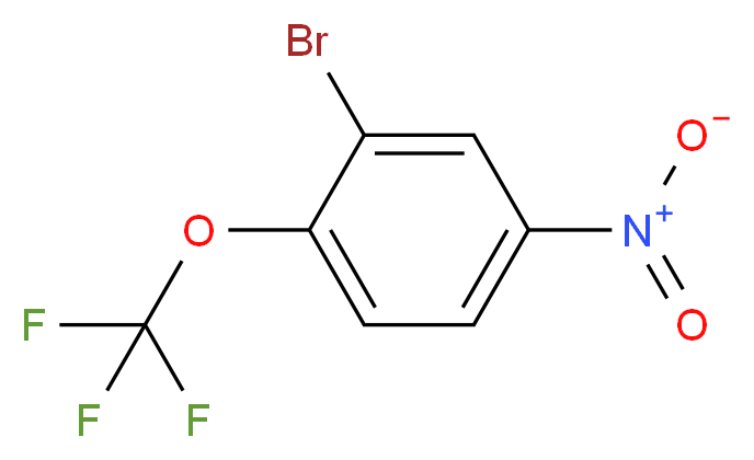 2-bromo-4-nitro-1-(trifluoromethoxy)benzene_分子结构_CAS_200958-40-3