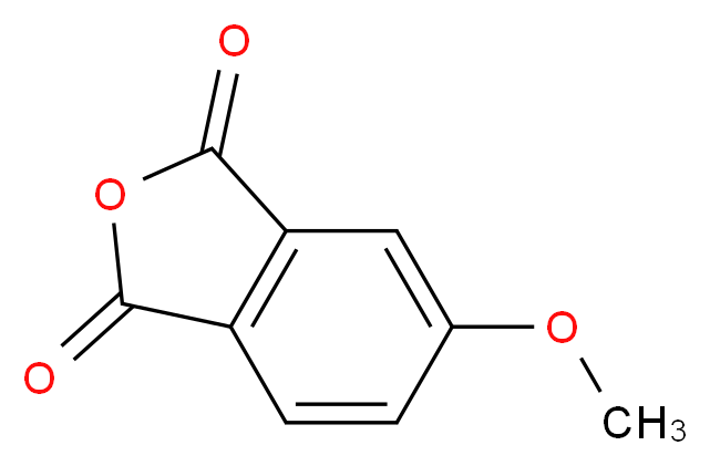 5-methoxy-1,3-dihydro-2-benzofuran-1,3-dione_分子结构_CAS_28281-76-7