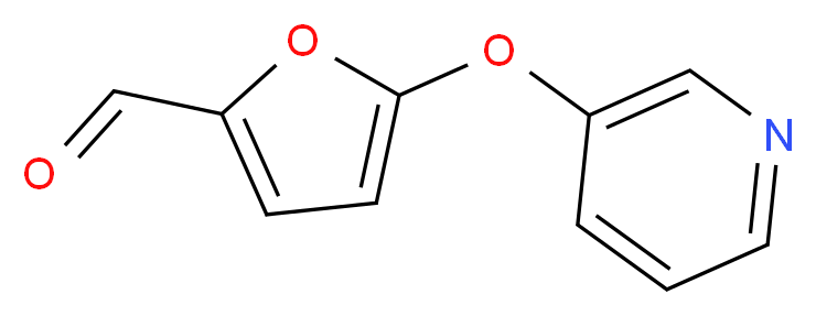 5-(pyridin-3-yloxy)furan-2-carbaldehyde_分子结构_CAS_857284-14-1
