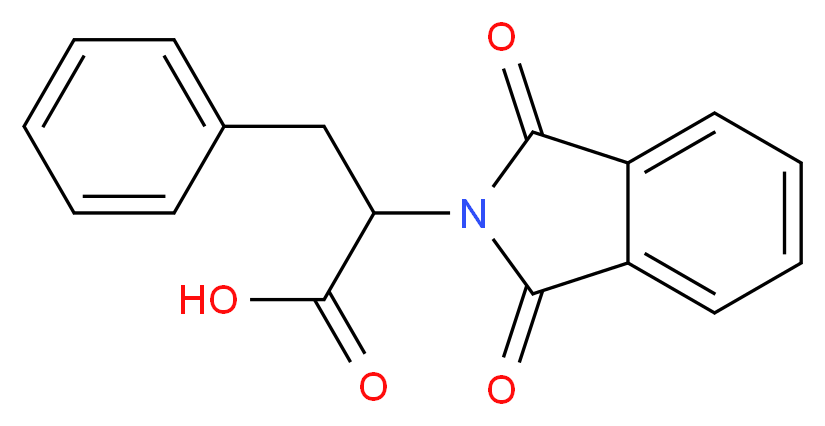 2-(1,3-Dioxo-1,3-dihydro-2H-isoindol-2-yl)-3-phenylpropanoic acid_分子结构_CAS_38229-08-2)