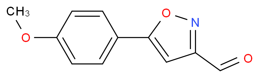 5-(4-methoxyphenyl)-1,2-oxazole-3-carbaldehyde_分子结构_CAS_870703-95-0