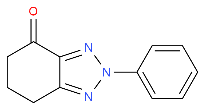 2-phenyl-2,5,6,7-tetrahydro-4H-1,2,3-benzotriazol-4-one_分子结构_CAS_97507-52-3)