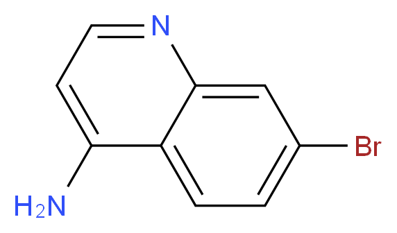 7-bromoquinolin-4-amine_分子结构_CAS_65340-74-1