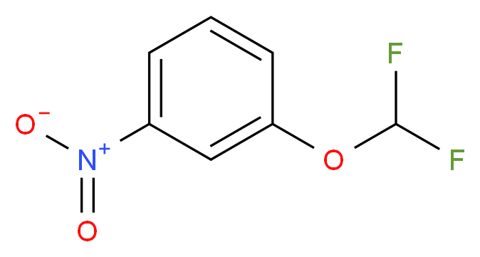 1-二氟甲氧基-3-硝基苯_分子结构_CAS_22236-07-3)