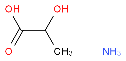 乳酸铵 溶液_分子结构_CAS_515-98-0)