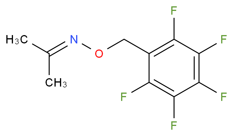 丙酮-O-五氟苯甲肟_分子结构_CAS_899828-53-6)