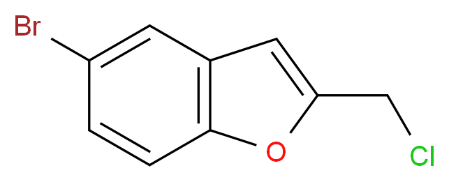 5-Bromo-2-(chloromethyl)benzo[b]furan_分子结构_CAS_38220-78-9)