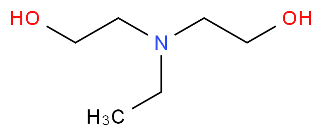 2-[ethyl(2-hydroxyethyl)amino]ethan-1-ol_分子结构_CAS_139-87-7