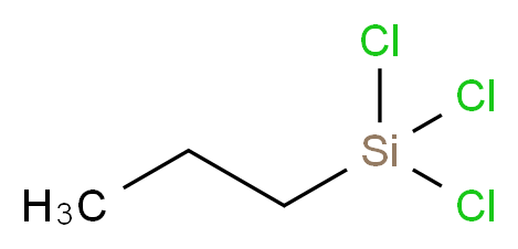 trichloro(propyl)silane_分子结构_CAS_141-57-1