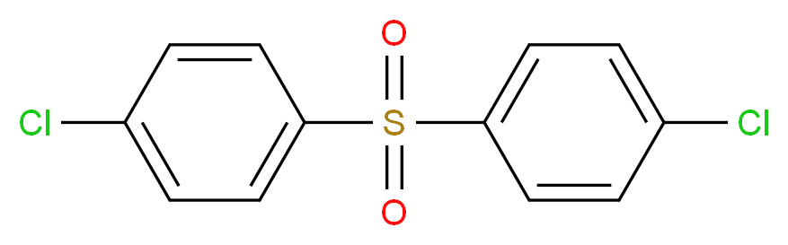 1-chloro-4-(4-chlorobenzenesulfonyl)benzene_分子结构_CAS_80-07-9