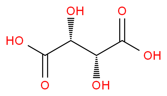 (2R,3R)-2,3-dihydroxybutanedioic acid_分子结构_CAS_87-69-4