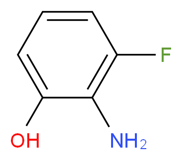 2-Amino-3-fluorophenol_分子结构_CAS_53981-23-0)