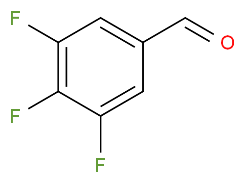 3,4,5-Trifluorobenzaldehyde_分子结构_CAS_132123-54-7)