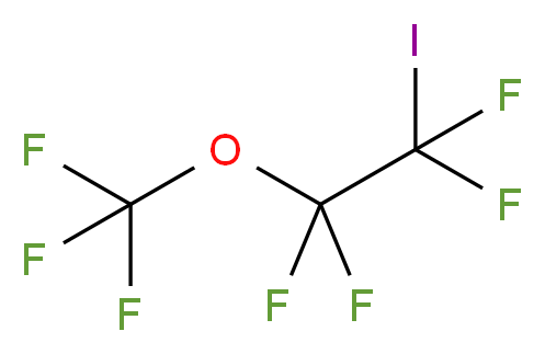 2-Iodo-1-(trifluoromethoxy)tetrafluoroethane 97%_分子结构_CAS_1561-52-0)