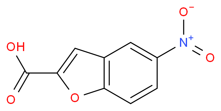 5-Nitro-1-benzofuran-2-carboxylic acid_分子结构_CAS_10242-12-3)