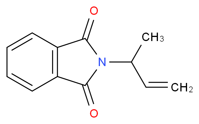 2-(But-3-en-2-yl)isoindoline-1,3-dione_分子结构_CAS_7065-5-6)