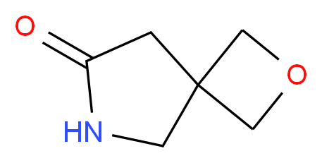 2-Oxa-6-azaspiro[3.4]octan-7-one_分子结构_CAS_)