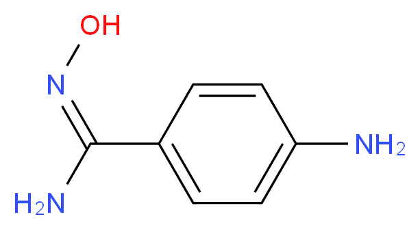 (E)-4-amino-N'-hydroxybenzene-1-carboximidamide_分子结构_CAS_277319-62-7