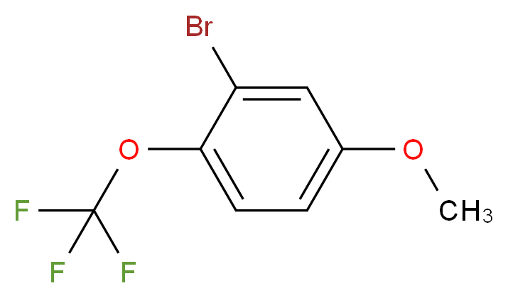 2-bromo-4-methoxy-1-(trifluoromethoxy)benzene_分子结构_CAS_1049730-91-7