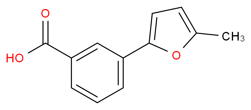 3-(5-Methyl-2-Furyl)benzoic acid_分子结构_CAS_400746-01-2)