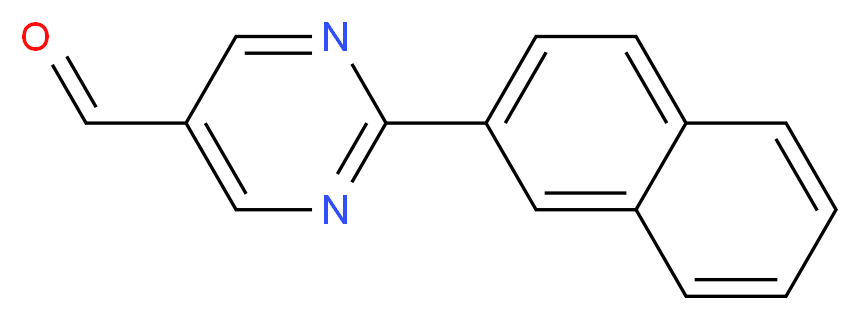 2-(2-naphthyl)pyrimidine-5-carbaldehyde_分子结构_CAS_915919-99-2)