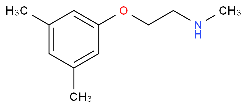 [2-(3,5-dimethylphenoxy)ethyl](methyl)amine_分子结构_CAS_875159-76-5