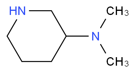 3-(Dimethylamino)piperidine 98+%_分子结构_CAS_50534-49-1)