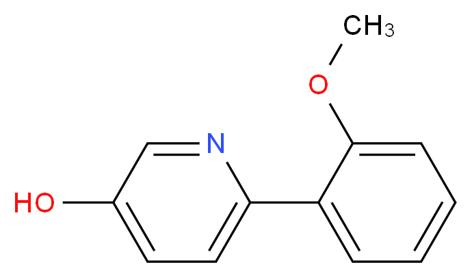 6-(2-methoxyphenyl)pyridin-3-ol_分子结构_CAS_1255638-36-8