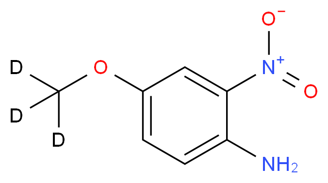 4-Methoxy-2-nitroaniline-d3_分子结构_CAS_922730-95-8)