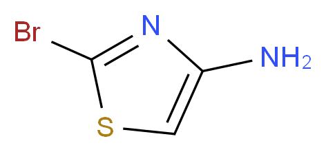 2-bromo-1,3-thiazol-4-amine_分子结构_CAS_)