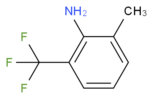 2-methyl-6-(trifluoromethyl)aniline_分子结构_CAS_88301-98-8
