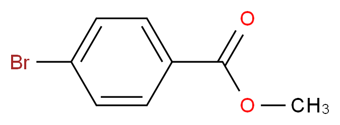 4-Bromobenzoic Acid Methyl Ester_分子结构_CAS_619-42-1)